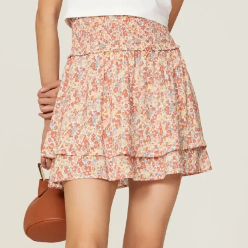 RAILS Addision Floral Summer Midi/Mini Skirt (UNWORN)